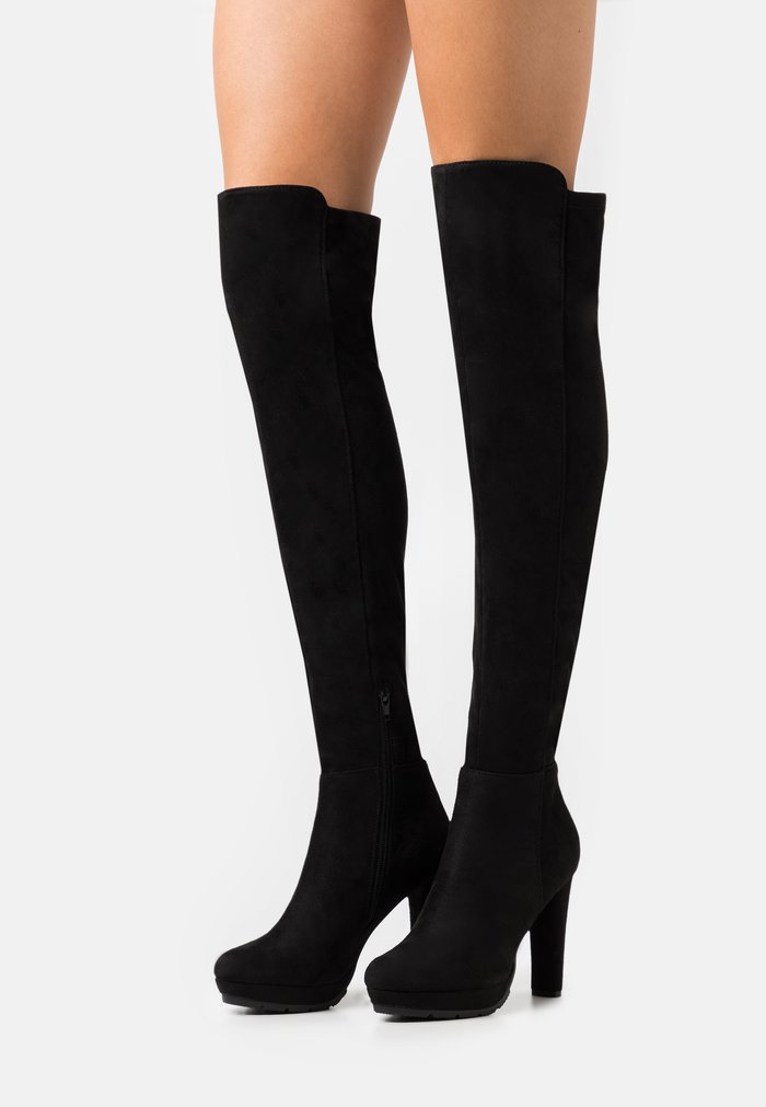 Bottes Anna Field Over the knee Noir Femme | UGG-4220783